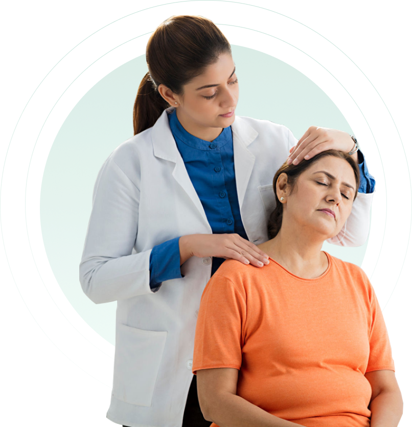 Therapist with Patient